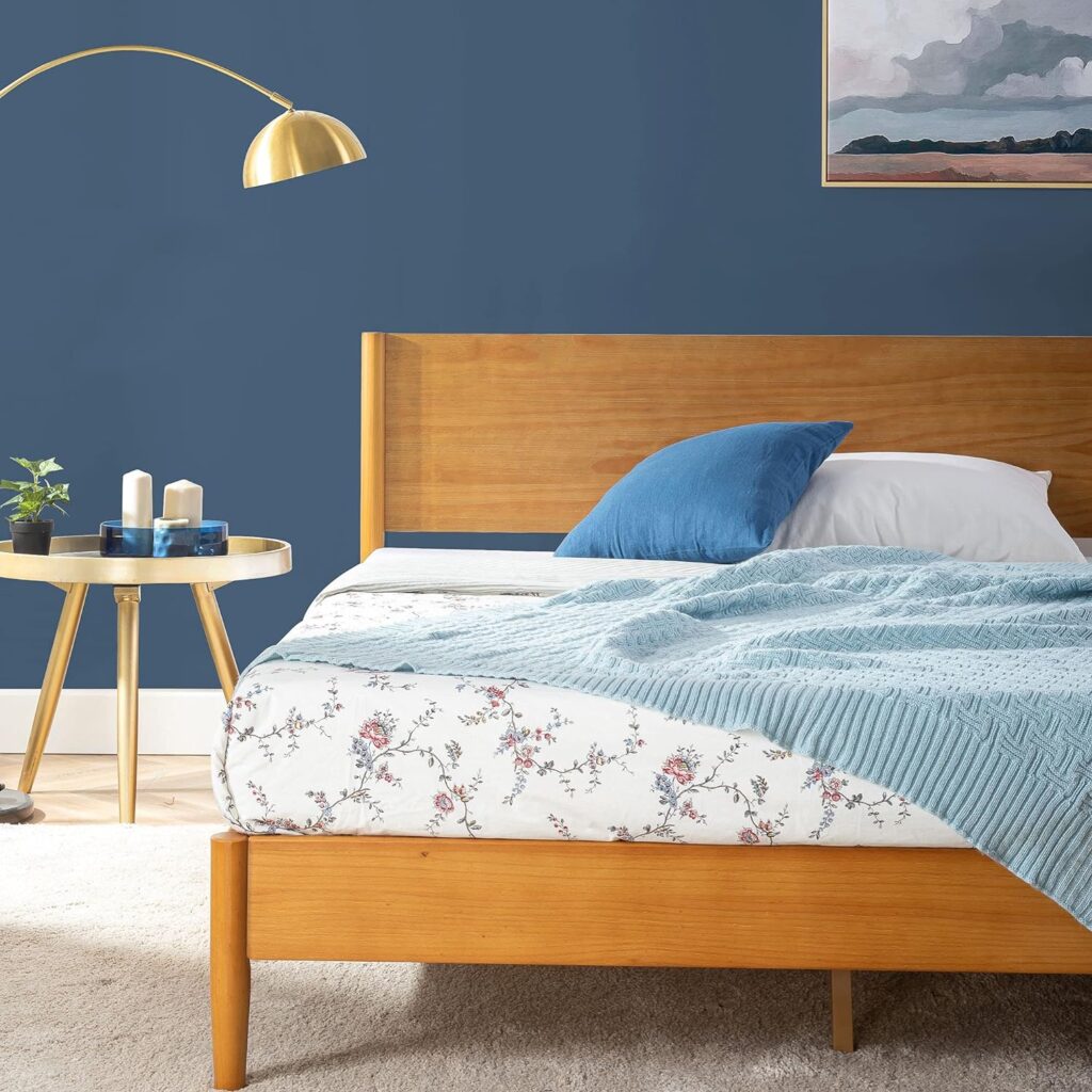Zinus Allen Wood King Platform Bed Frame