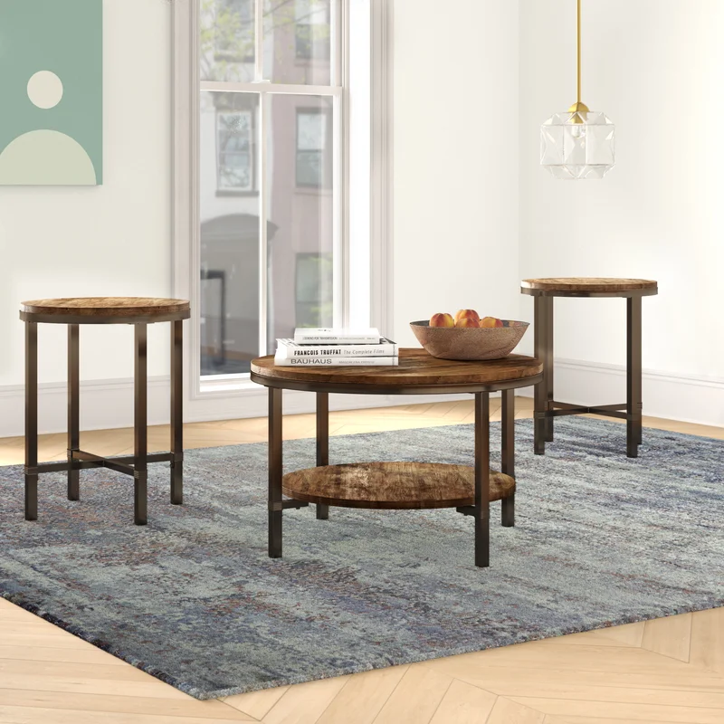 Absher 3 - Piece Living Room Table Set