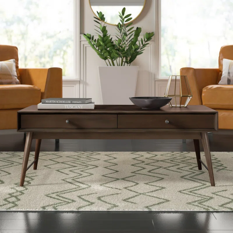 Andersen Solid Wood Top Coffee Table