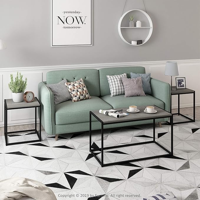 Furinno Camus Modern Living Room Coffee Table