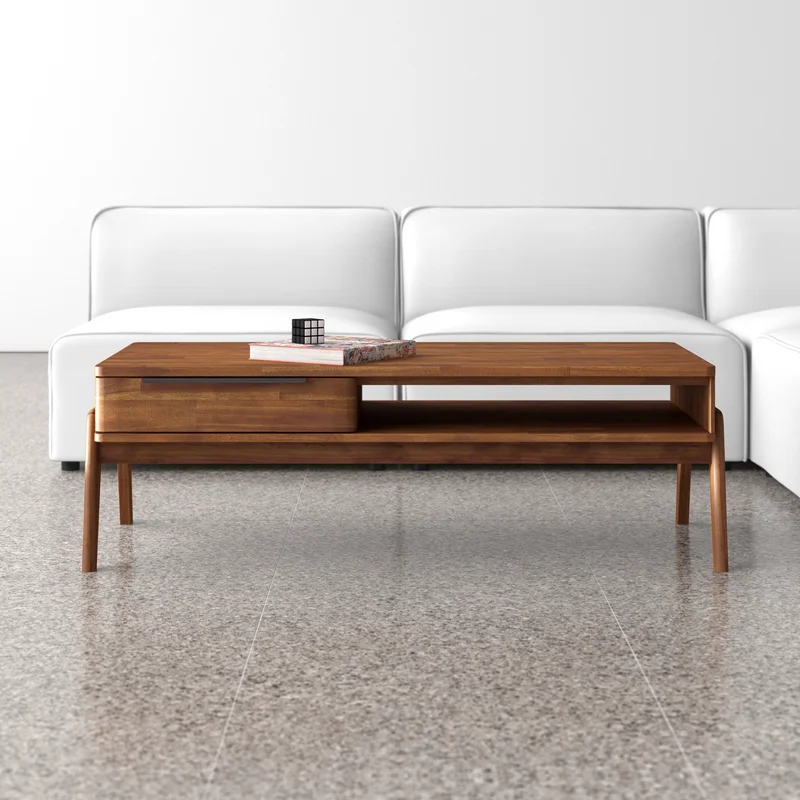 Lito Solid Wood Top Coffee Table