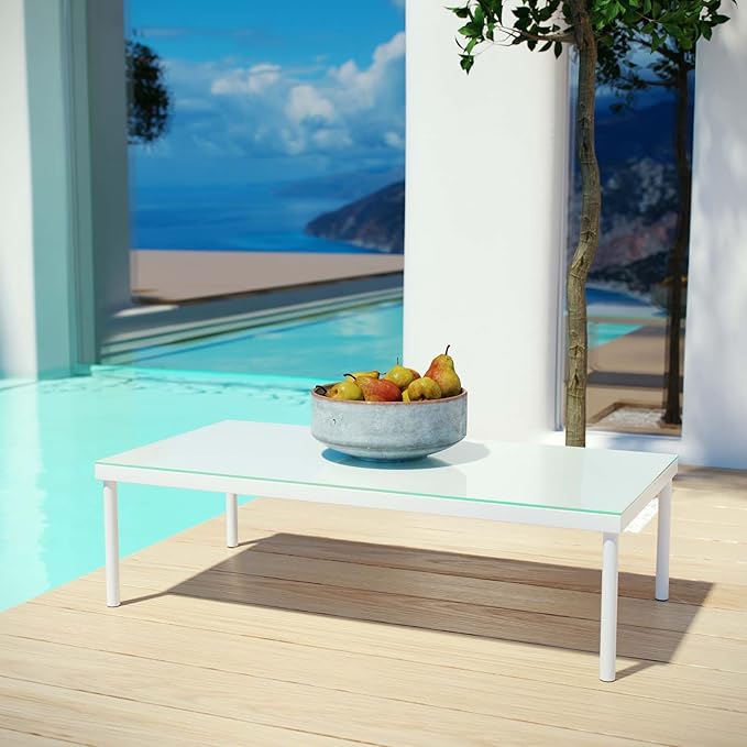 Modway Harmony Outdoor Patio Aluminum Coffee Table