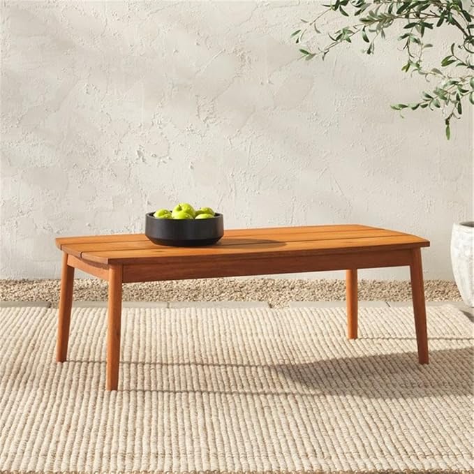 Outdoor Spindle Style Solid Wood Coffee Table