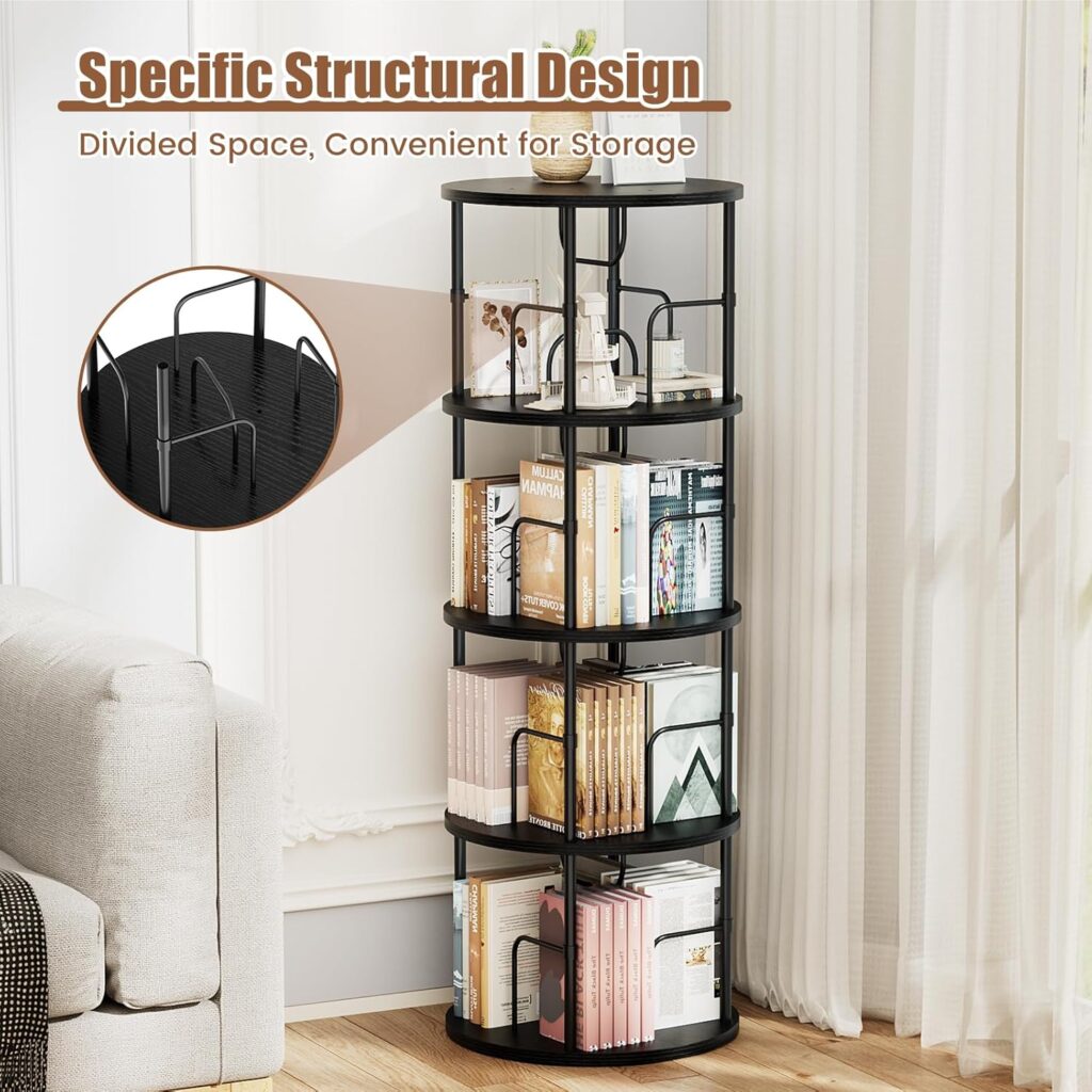 Best Rotating Bookcases for Maximizing Storage and Convenience in 2024