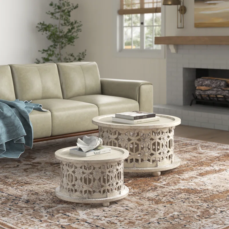 Weesner Solid Wood Nesting Coffee Table